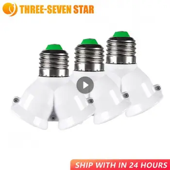 3 KOM. vijak E27 led osnovni svjetiljka svjetiljka s цоколем od E27 do 2-E27 razdjelnik Adapter Lampa sa цоколем E27 Držač žarulje Oprema za rasvjetu