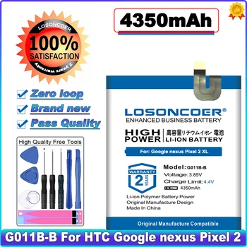 LOSONCOER G011B B G011BB G011B-B Baterija 4350 mah za HTC Google nexus Pixel 2 XL 2XL G011B Pixel XL2 G011C + Besplatni alati + Naljepnica
