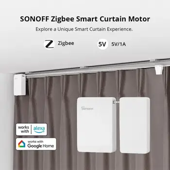 SONOFF Zigbee Smart Curtain Motor Switch eWeLink APP Google Home Alexa Automatizacija upravljanja glasom Jednostavnost instalacije Google Home ZB