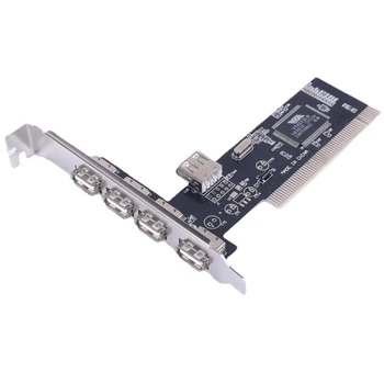 Adapter PCI na 4-port USB 2.0 kontroler kartica za proširenje za USB miš