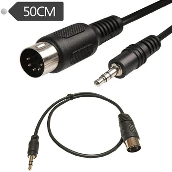 3,5 mm стереоразъем Audio kabel 3,5 mm Aux Mužjak-MIDI Din 5-pinski priključak MIDI Male-Female 0,5 m za mikrofon MIC