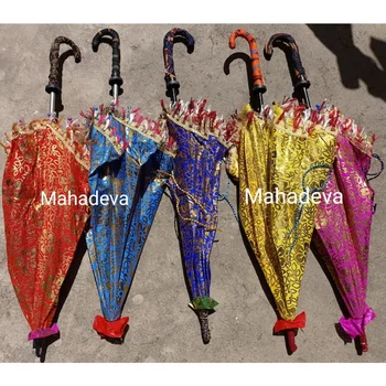 Indijski vjenčanje ukras, suncobran, vanjski vrt, ukrašene kišobrani, suncobran, suncobran Менди, dekor za zurke