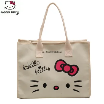 Hellokitty Холщовая torba Hello Kitty torba-тоут velikog kapaciteta Studentski klasa Prigradski torba za rame Ruksak torba