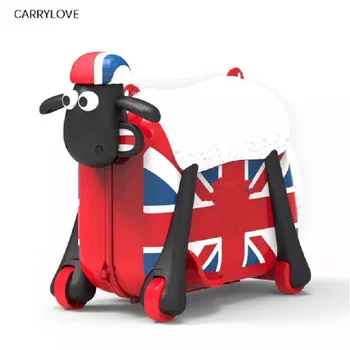 CARRYLOVE/ dječje slatka crtani kolica-kovčeg u obliku ovce, na kotačima, krupan dječje ručnu prtljagu, спиннер, prtljag na kotačima