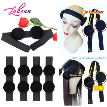 Elastične trake za vlasulja, cvjetne čipke guma sa ušima na rubovima, 50 kompleta, elastična traka s logotipom, prilagodljiva za polaganje rubova