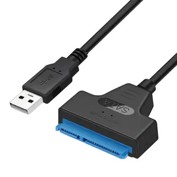 Adapter za spajanje USB na SA-TA 22 Pin Sa-ta III s USB uređajem za Čitanje tvrdih diskova za 2,5 SSD diskovi USB 3.0 i Type C SA-TA