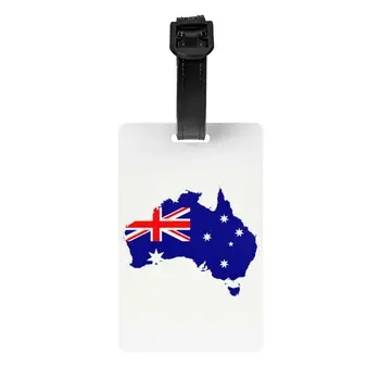 Karta zastava Australije, багажная tag, australska патриотическая putnu torbu, torbica za kofer, identifikacijske naljepnice