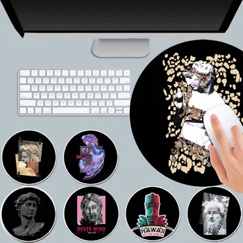 Gaming miš od umjetne kože, podloga za miša, za PC, umjetnička kip, serija skulptura, društvene miš za igrače, stilski pribor za desktop PC
