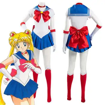 Anime Sailor Moon Cosplay odijelo Цукино Усаги Uniforma haljina odjeću Cosplay za žene i djeca Halloween Karneval Party djevojka