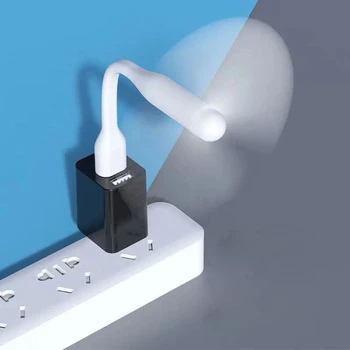 Mini USB ventilator Prijenosni ventiliran fleksibilan ventilator za USB napajanje ventilatora za računala Ljeto