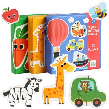 Dječje kognitivne igračke, puzzle, puzzle igre sa životinjama za djecu, kartice, igra u izbor, neobične edukativne igračke