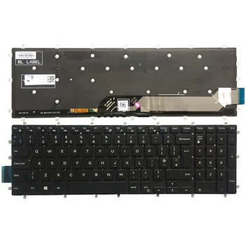 Nova tipkovnica za laptop u velikoj Britaniji Dell PK131Q02B00 NSK-EC0BC 01 9Z.NCZLD.A01 03NVJK raspored tipkovnice s Bijelim slovima sa pozadinskim osvjetljenjem