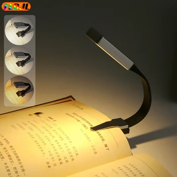 FLDJL Mini 3 boja temperature led punjiva lampa za kućnu USB rasvjeta svjetla za čitanje knjiga led stolne svjetiljke oznaka