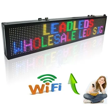 40-inčni WiFi 7-color RGB SMD led zaslon za prostore, na oglasnoj ploči u izlogu trgovine, otvorena firma, programabilni zaslon za igru