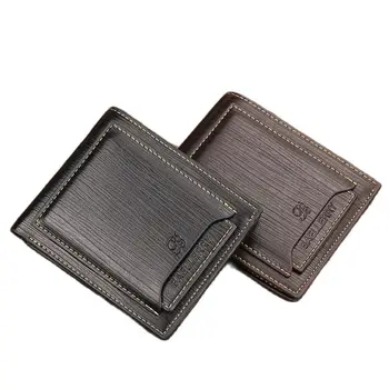 Nove muške novčanike, crna, smeđa i držač za kartice, mali novčanik, muški modni držač za fotografiju/banke, kratke darove za novčanik, torbica za kreditne kartice