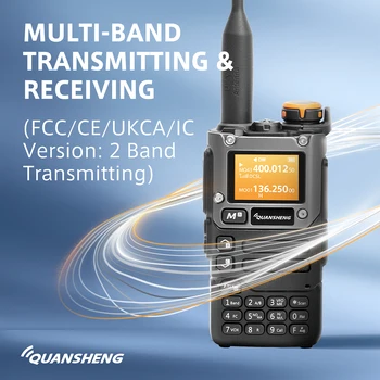 Quansheng Uv-k58 VHF Dvosmjerni Radio Prijenosni prijenosni radio 1600 mah 10 Kanala Dvofrekvencijska Šunka dugog dometa sa USB-Antenskim Kabelom Type C