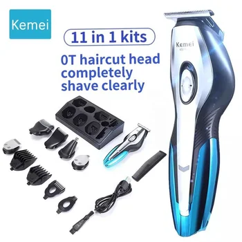 Kemei punjiva električni trimer za kosu KM-5031 5 u 1 brijača, trimer za nos, trimer za dlake na tijelu 5 u 1