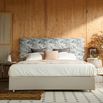 Moderna Jednostavan i Lagan Luksuzna Tkiva Krevet Glavna Spavaća soba 1,8 M Klasicni Bračni krevet