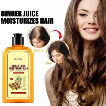 Šampon za njegu kose s đumbirom i bilja, 100 ml, protiv opadanja kose, vlaži, potiče zadebljanja kose, obnavlja suhu boju, pjenu za oporavak oštećene kose