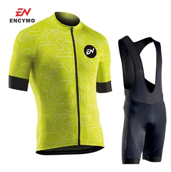 Biciklizam Dres Ljetni set kratkih rukava Mayo startni kratke hlače Biciklistička odjeća Sportska odjeća Majica muška Odjeća odjeća ENCYMO