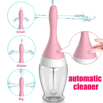 Automatsko vaginalni ирригатор za žene, kuhalo za klistir, vibracioni masažu prostate, sredstvo za čišćenje intimne zone, alat za čišćenje analnom