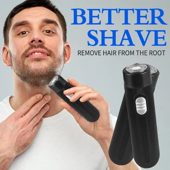 Mini-muška prijenosni mini električni aparat za brijanje, загружающая britva, kosu možete isprati s pomoću USB punjač za brijanje brade