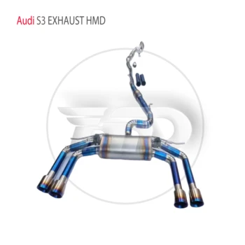 Performance ispušni sustav od legure titana HMD Catback odgovara za Audi S3 Automatski modifikacija e-ventila водосточная cijev s visokim utroškom