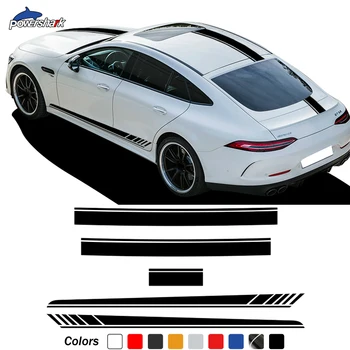 Naljepnica Na Poklopac Automobila Krov Rep Izdanje 1 Vrata Bočna Pojasa Suknja Naljepnica Za Mercedes Benz AMG GT S X290 GT63 GT43 GT53 Pribor