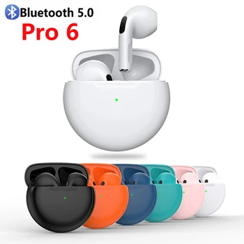 Originalni Bežične Slušalice Pro 6 TWS Bluetooth Slušalice Fone Bluetooth Slušalice Sportski Slušalice sa mikrofonom PK Pro5 Pro4 i7 E6 A6