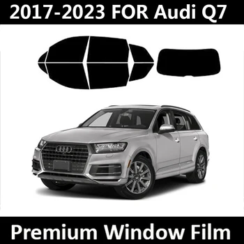 2017-2023 Za Audi Q7 (Pun Auto) Kit za pre-Toniranje Prozora Auto Folija Za Prozore Crna Folija Za prozore Vozila UV-Zaštitna folija Preslikač