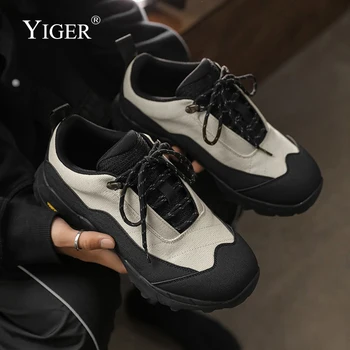 YIGER/ muška sportska obuća za planinarenje na otvorenom, prozračna cipele za penjanje, 2023 udoban svakodnevni đonovi cipele u novom stilu za par
