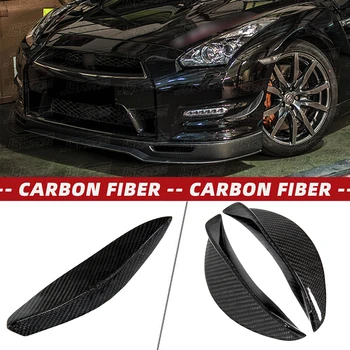 Za Nissan Gtr R35 2012-2016 R stil prednjeg branika od karbonskih vlakana Canards