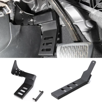 Auto-stil lijeva pedala za Jeep Wrangler JL 2018 auto domaći papučice crnci protiv klizanja alu 1 set crna