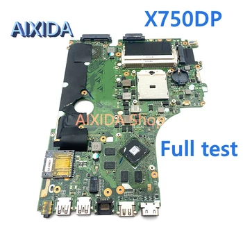 AIXIDA X750DP REV 2.0 Za Asus X550 X550DP K550D X550D K550DP X750DP Matična ploča Priključak Laptop FS1 DDR3 GLAVNI odbor u Potpunosti ispitan