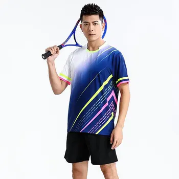 Sportska tenis Muške košulje i majice za badminton trening stol быстросохнущие majice za ping-pong Sportski odbojku majica dugi rukav