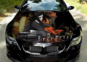 Anime - Ergo Proxy Vinil naljepnica na poklopac motora automobila, naljepnice, umatanje vinil film, naljepnica poklopac motora, naljepnica, univerzalni folija za pokrivanje poklopca motora automobila