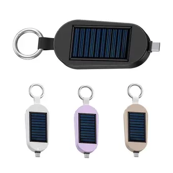 Prijenosni solarni punjač baterija kapaciteta 3000 mah, sunčan privjesak, mini-napajanje TYPE C sa bežičnim satima, brzo punjenje, jedinice za napajanje