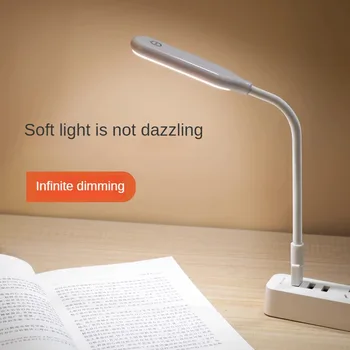 USB-noćno svjetlo, prijenosni mini touchpad lampe s linearnim prekidač, led lampa za čitanje i прикроватной stolovi sa zaštitom za oči