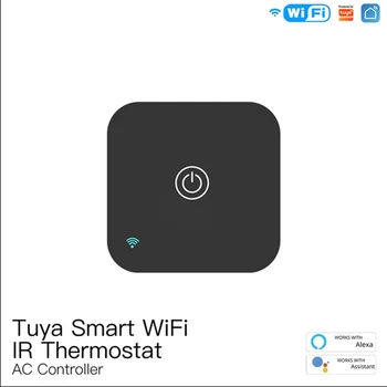 Wifi IC-termostat kontrolor ac, dodirna tipka, aplikacija Smart Life Tuya, bežični senzor temperature i vlage, u glas