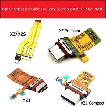Priključak za punjenje priključne stanice za Sony Xperia XZ/XZS/XZ Premium XZ1 Naknada punjača Fleksibilan kabel rezervni Dijelovi za popravak