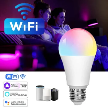 Pametna WiFi Led Lampa 15 W, RGB LED Light Cozylife PROGRAM Затемняемые Žarulja Radi Alexa Google Home Glasovno Upravljanje Magični Led Žarulja