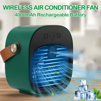 Prijenosni mini klima-uređaj, bežični hladnjak zraka, USB-punjiva ventilator, prijenosni klima uređaj za sobu, kampiranje, vozila