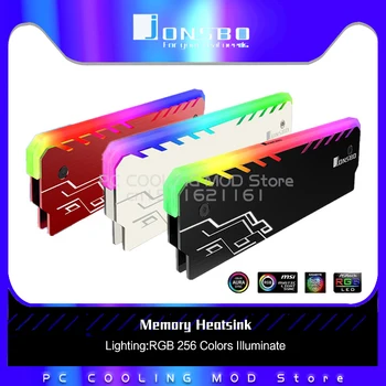 JONSBO Kućište PC RGB Memory RAM Hladnjak Radijator za hlađenje Poklopac hladnjaka Aluminijsko kućište RAM Prsluk RGB Svjetla ukras