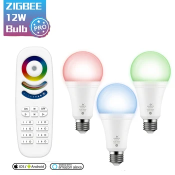 GLEDOPTO 12 W RGB CCT Zigbee 3.0 Žarulja S podrškom za Tuya App/SmartThings App control AC100-240V