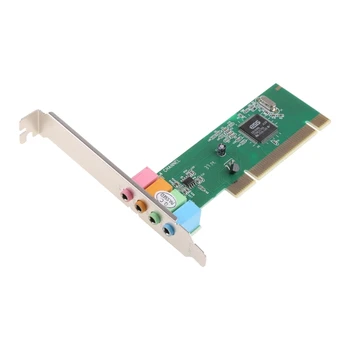 Digitalna zvučna kartica ugrađena u RAČUNALO 5-kanalni naknada za proširenje PCI-E 8738 stereo