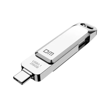 Flash Drive DM Type C USB3.0 32GB 64G 128G 256G Za smartphone Andriods MINI Usb Memory Stick PD168