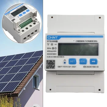 Prediktivni brojilo energije, A za uvoz i izvoz 220/380 V, 3-faze uređaja za mjerenje električne energije iz ABS, solarna oprema