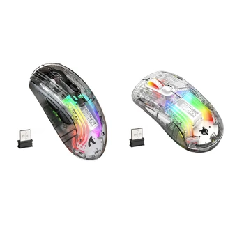 Bežični gaming miš, bistra i računalni miš, трехрежимная, kompatibilan s Bluetooth