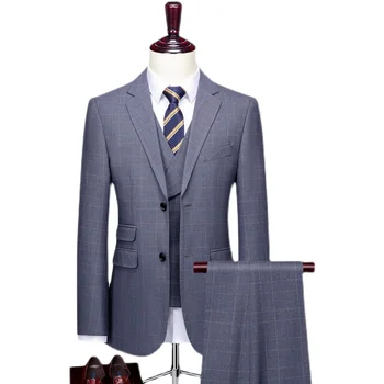 Сшитое naručiti vjenčanicu za mladoženju, sportska jakna, hlače, poslovni klasične hlače high-end SA04-49999