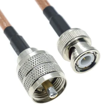 Koaksijalni kabel RG142 BNC priključkom UHF PL259 s žicu s dvostrukim zaslonom